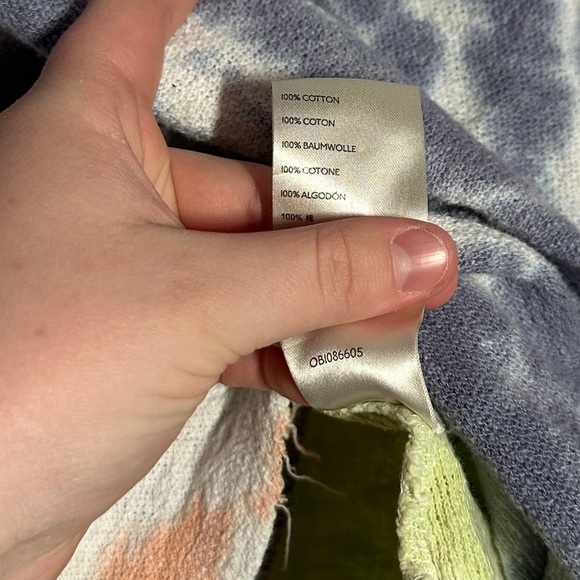 free people tie dye short sleeve top size small - Picture 5 of 5